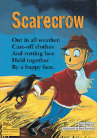 Scarecrow in a field