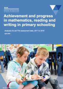 Achievement and progress in mathematics cover image.