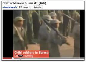 child soldier video