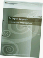 English Language Learning Progressions Introduction Cover