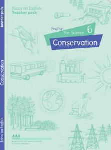 Focus on English Conservation cover