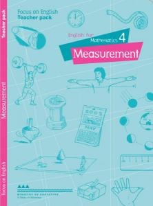 Focus on English Measurement cover