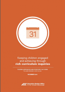 Keeping children engaged and achieving through rich curriculum inquiries cover image.