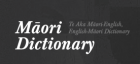 Māori dictionary