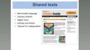 Shared reading.