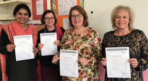 Sohini Bhattacharya, Janis Blake, Beth Van der Loeff and Colleen Merrylees.