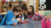Student ownership of reading goals supported by QR codes