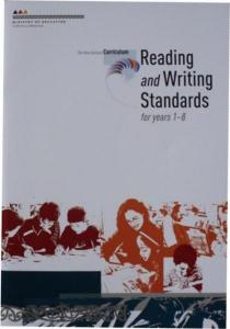 Reading and Writing Standards Yrs 1-8