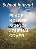 School journal cover.