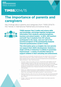 The importance of parents and caregivers cover image.