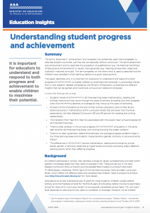 Understand student attinment and progress cover image.