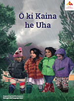 Walking home in the rain cover image.