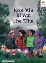 Walking home in the rain cover image.
